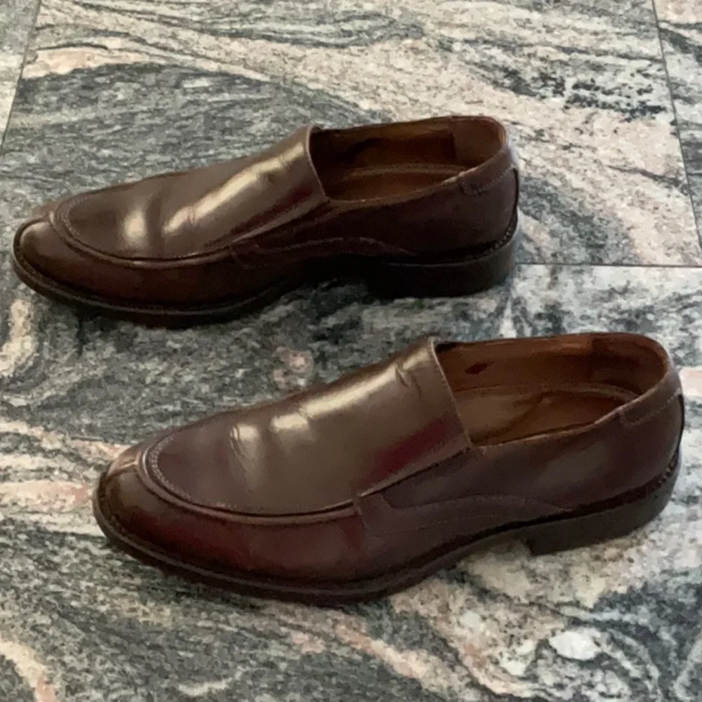 Girza Leather Loafers Men’s Shoes Brown Size 10